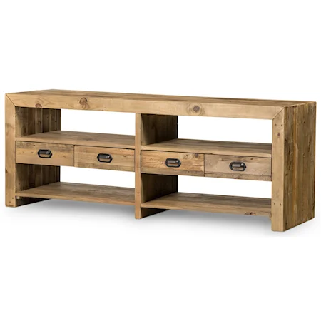 Mariposa Media Console with 4 Drawers